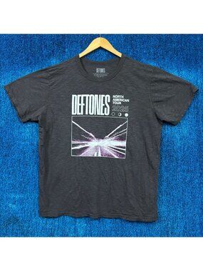 Deftones 2025 North American Tour Dates & Stops Rock Tee XL